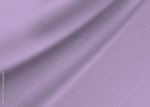 Soft lavender fabric texture with gentle folds and shadows, luxurious material background for design, apparel, and interiors, home decor