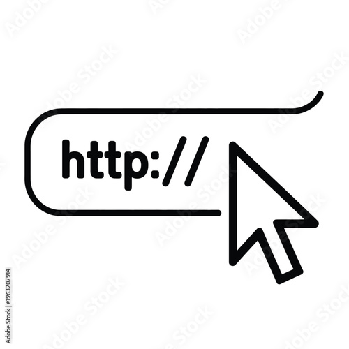 Web download button with cursor icon