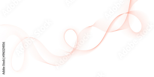 Abstract orange wavy lines Digital frequency track equalizer background. Curved wave smooth stripe seamless pattern. Wave lines created using blend tool. graphic design template banner business wave.