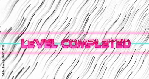 Animation of challenge accepted text over modern pink challenge you text