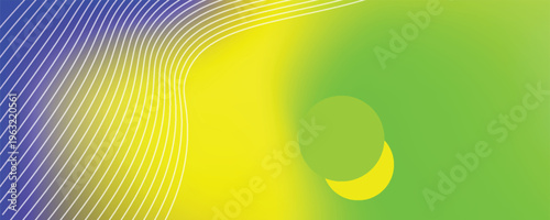 Abstract blurred gradient mesh background in blue and yellow colors of the Ukrainian national flag.