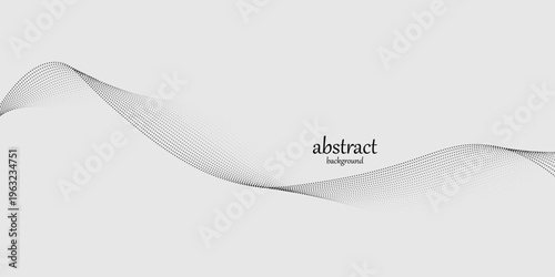 Abstract vector background with black wavy lines. EPS10