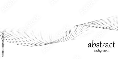 Abstract vector background with black wavy lines. EPS10