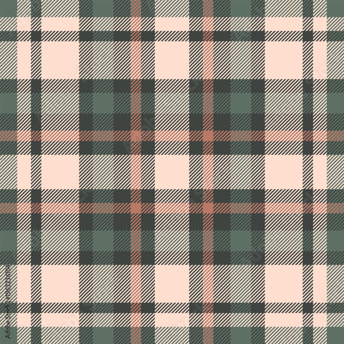 Workshop pattern vector tartan, faded fabric check seamless. Customized textile background texture plaid in light and grey colors.