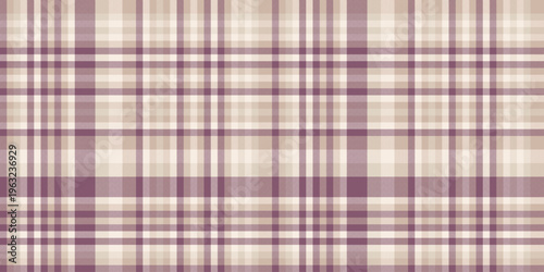 Realistic vector check tartan, diwali background textile texture. Cloth seamless plaid fabric pattern in light and linen colors.