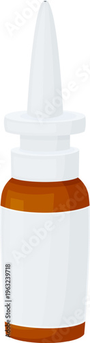 Nasal spray bottle for congestion and allergy relief