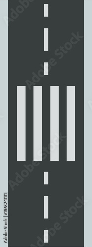 Pedestrian crossing marking road safety infrastructure