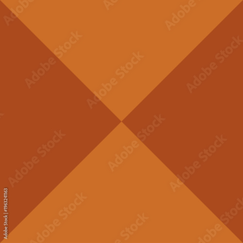 Abstract geometric pattern forming opposing triangles concept