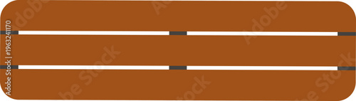 Brown wooden planks creating a simple horizontal background