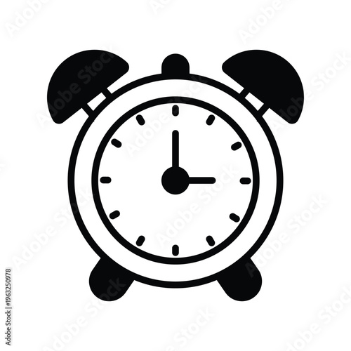 Alarm Clock Vector icon which can easily modify or edit