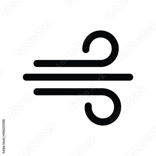 Wind Icon Motion Symbol Commercial