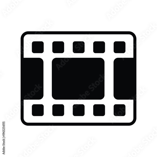 Film Strip Vector icon which can easily modify or edit