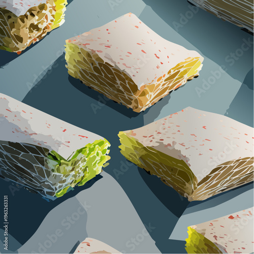 Freshly Prepared Caesar Salad Wraps with Crisp Lettuce and Creamy Dressing.