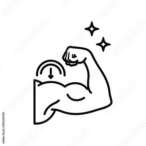 Muscle Flex Strength Power Growth