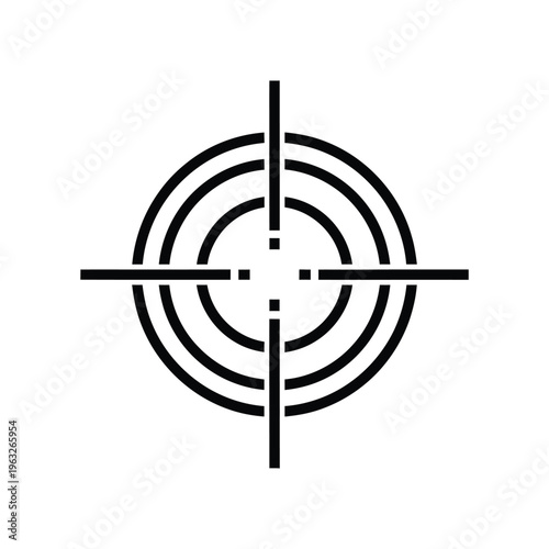 Target Reticle Focus Goal Commercial Graphic