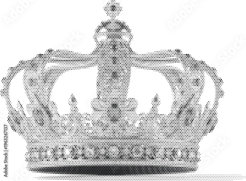 royal crown king queen jewelry gold authority halftone royalty majestic empire monarch luxury leader