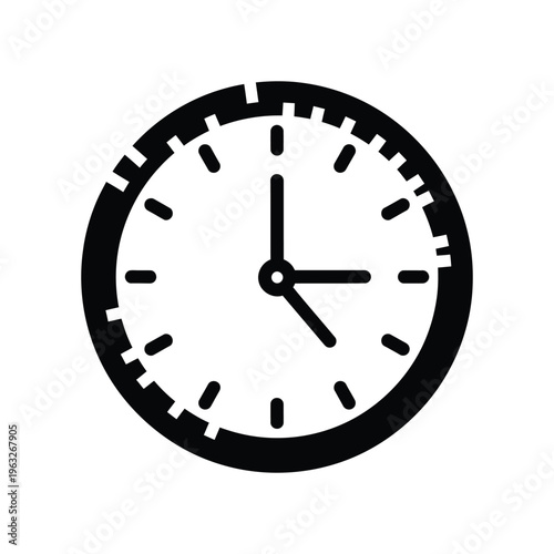 Clock Time Concept Commercial