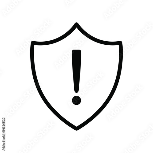 Warning Shield Notification Alert Symbol Commercial