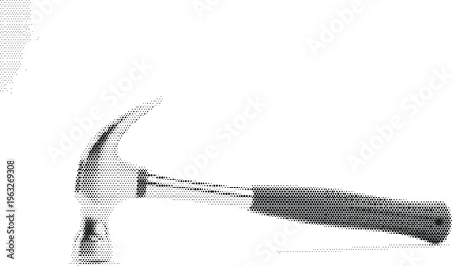 hammer tool work construction halftone workshop hardware repair build industrial mechanic equipment hand metal