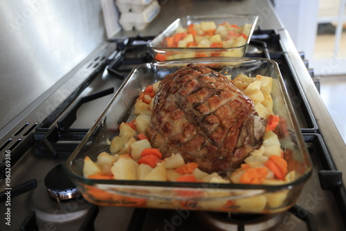 roasted lamb