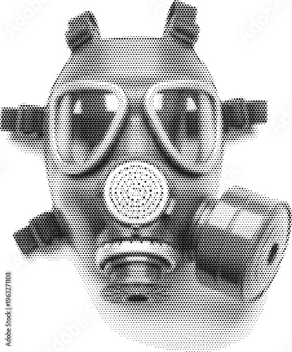 gas mask protection respiratory pollution survival safety equipment apocalypse hazard toxic air filter breathing