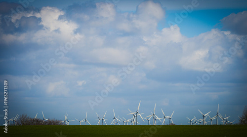 Germany.  March 27, 2026. Windenergypark at the german north sea cost. Editorial and documentary use only.