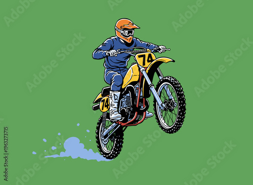 Build for speed. Motorcycle print design for t shirt print, poster, sticker, background and other uses. Legend race. Road speed graphic print.
