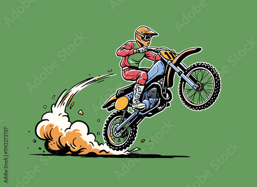 Build for speed. Motorcycle print design for t shirt print, poster, sticker, background and other uses. Legend race. Road speed graphic print. Extreme