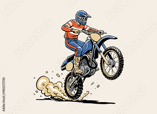 Build for speed. Motorcycle print design for t shirt print, poster, sticker, background and other uses. Legend race. Road speed graphic print. Extreme