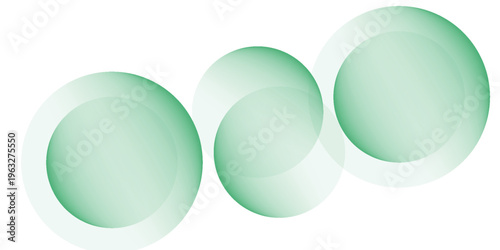 Clean natural green color gradation with pale tone paint on environmental friendly cardboard box blank paper texture background with space minimal style