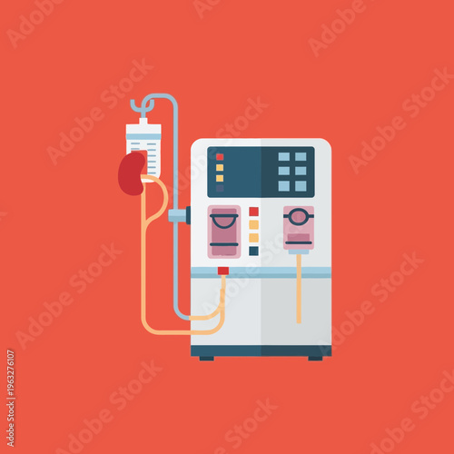Medical dialysis machine equipment device.
