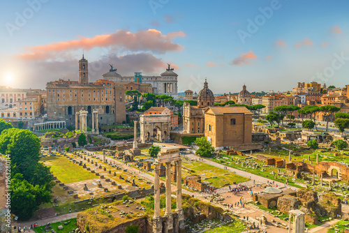 Bilde på lerret Roman Forum in Rome, Italy