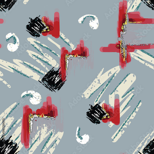 Hand drawn vector illustration Oil on canvas. colorful paint brush stroke painting, Abstract art vector illustration. Brushstrokes of paint. modern Art. Prints, wallpapers.