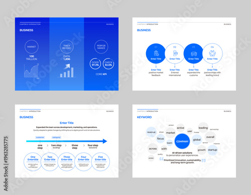 Simple grey and blue business presentation PPT templates
심플한 회색과 파란색 비즈니스 프레젠테이션 PPT 템플릿