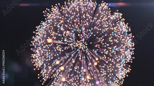 Fibre optic in looping video