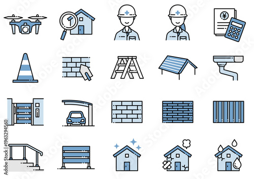 リフォームアイコン10　Renovation icons