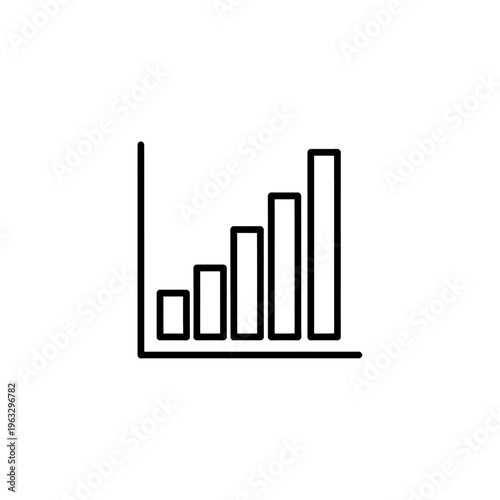 Free Download Increasing Bar Graph Icon Illustration Stock Footage for Business Growth and Data Analysis Visuals - Finance and Statistics Concepts - GFXLoad
