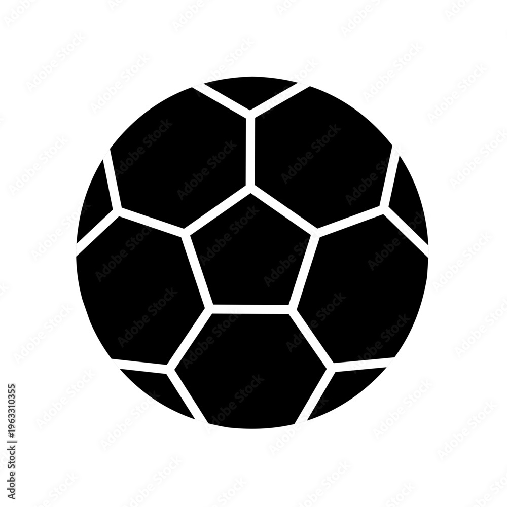 Fototapeta premium Soccer Ball Silhouette