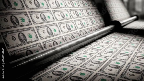 dollar bills on a calculator