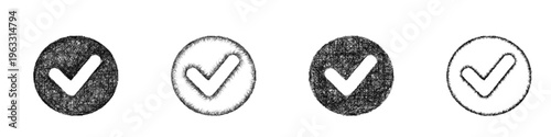 Sketch success icon design set