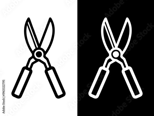 Garden Shears Vector Stock Illustration