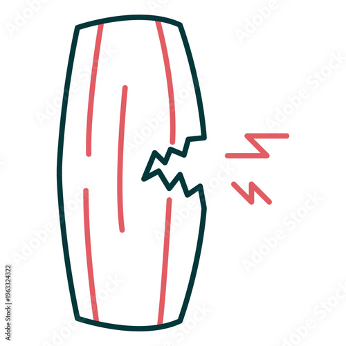 Sports Injury Rehabilitation icon, Muscle Recovery and Physical Therapy Concept for Athletic Injury Treatment