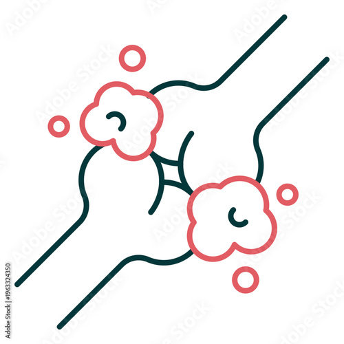 Orthopedic Oncology icon, Bone Tumor Diagnosis and Cancer Treatment Concept for Musculoskeletal Health
