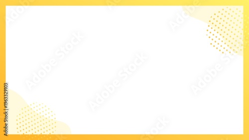 Simple and cute business frame background with geometric patterns and gradients.