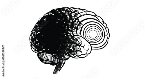 Simple fingerprint on a clean white background