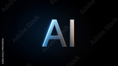 AI logo, Artificial Intelligence Technology, Futuristic Innovation, Digital Transformation Technology, Futuristic Artificial Intelligence Concept, AI Neural Network System