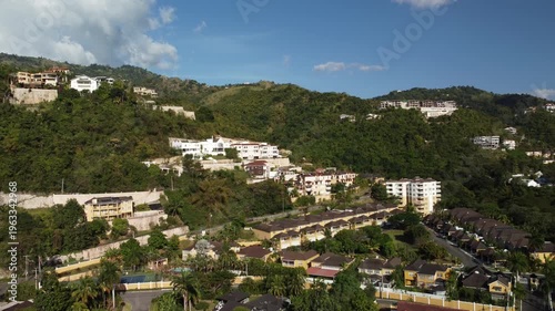Beautiful drone footage of homes in Jamaica