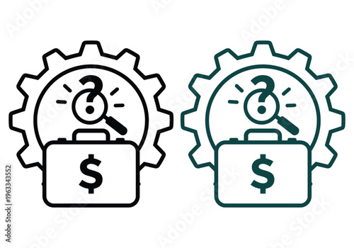 Small business support and local shop protection icon