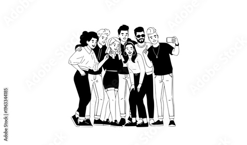 gathering, social, smartphone