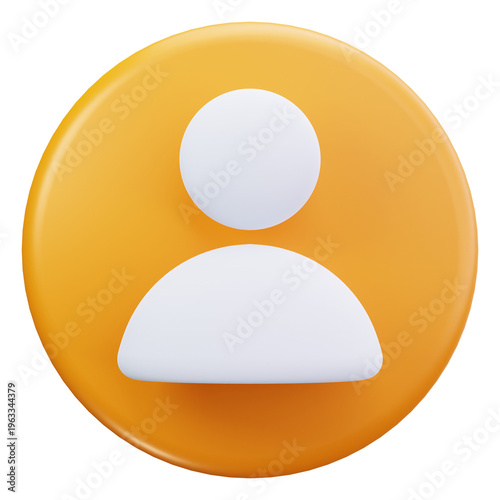 User Profile Account Icon 3D Illustrations